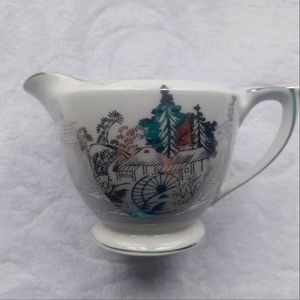 Vintage Handpainted Kutani Creamer Bowl